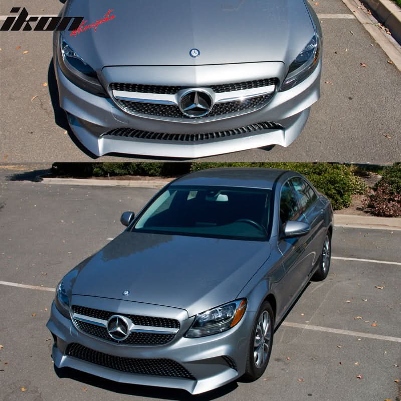 2015-2017 Benz W205 C-Class Concept Style Front Bumper Conversion PP