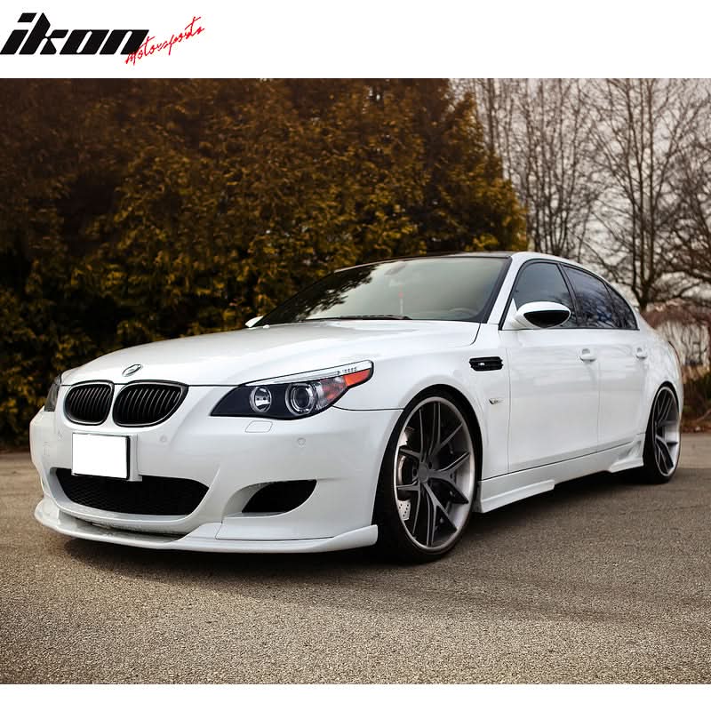 2006-2010 BMW E60 M5 H Style Front Bumper Lip PU