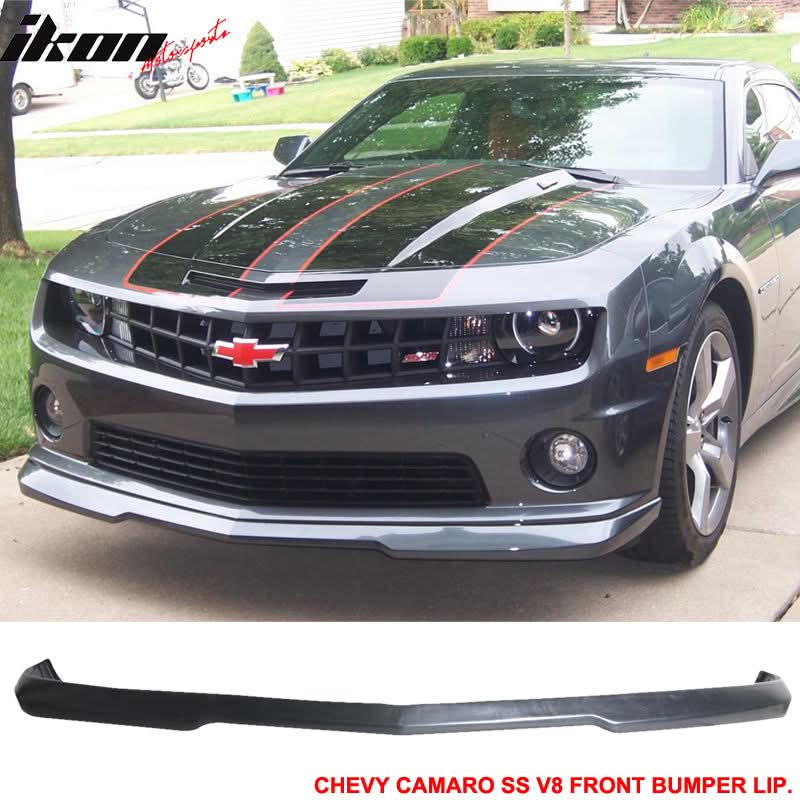 Fits 10-13 Chevy Camaro V8 SS Front Bumper Lip + ABS Rear Trunk