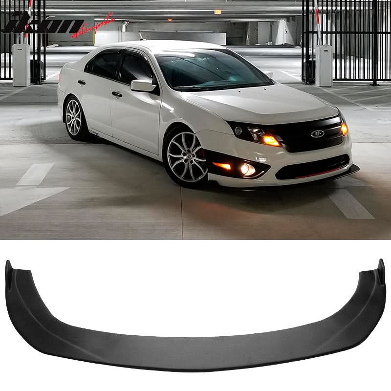2010-2012 Ford Fusion Unpainted Front Lip Splitter Unpainted PP