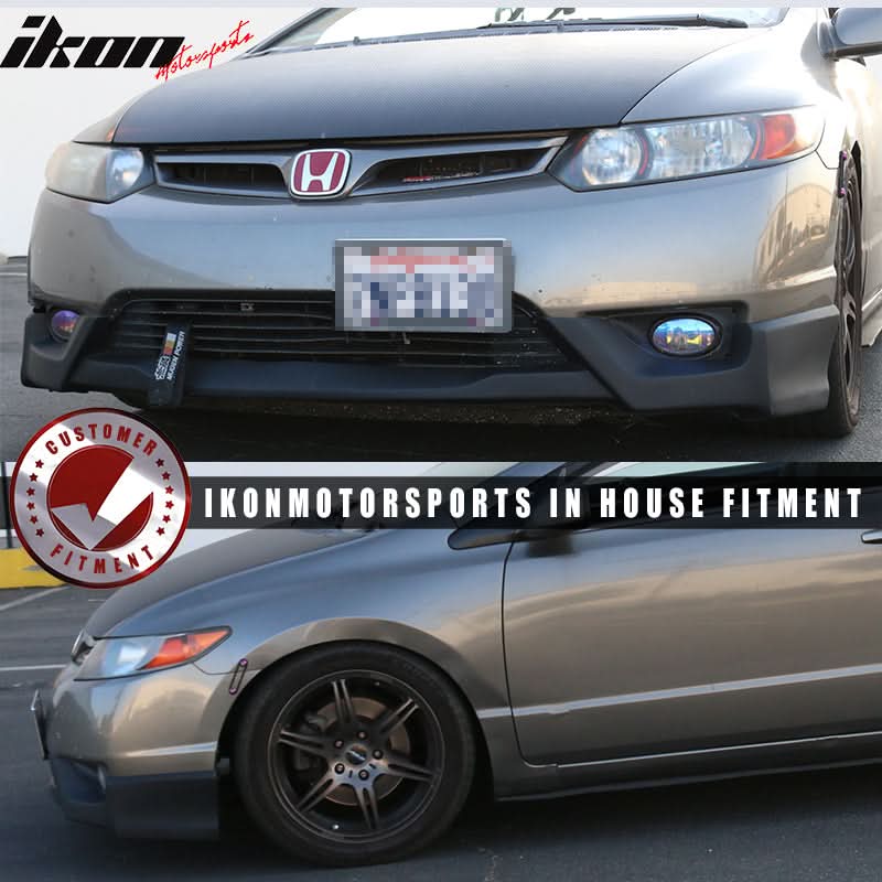 2006-2008 Honda Civic 2Dr TC Style Front Bumper Lip Chin Spoiler PU