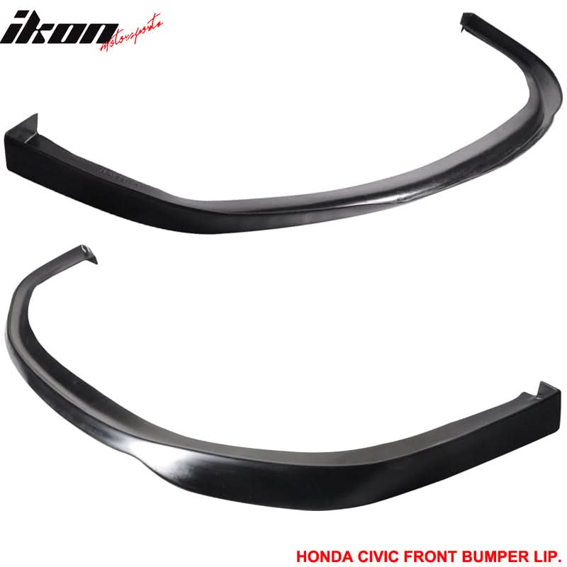 Fits Honda Civic 96-98 2 SIR Front Rear Bumper Lip + T-R Front Grille