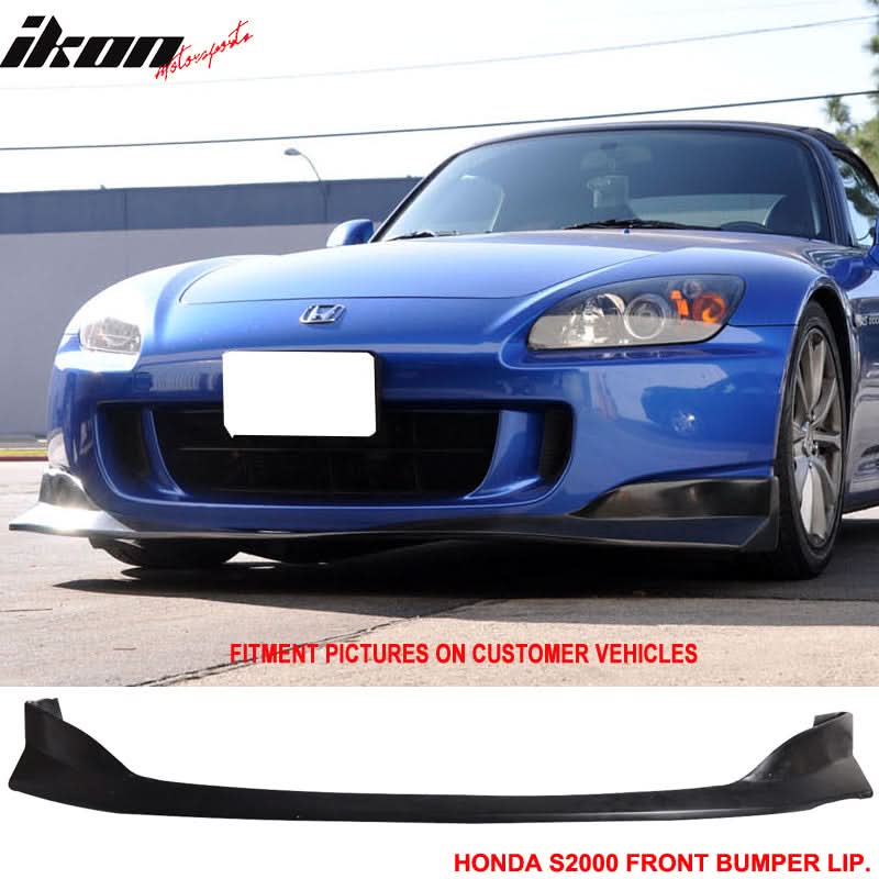 2004-2009 Honda S2000 AP2 AMS Style Unpainted Front Bumper Lip PU