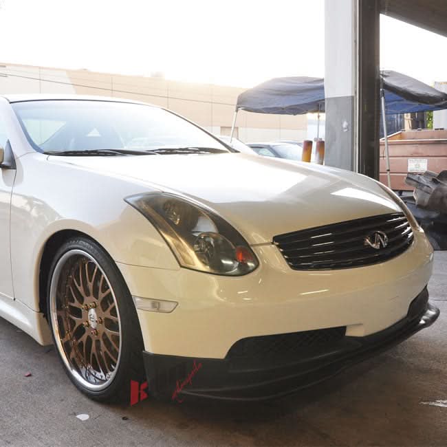 2003-2007 Infiniti G35 Coupe 2Dr GT Style Front Bumper Lip Spoiler PU