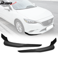 2016-2017 Mazda 6 Painted Front Bumper Side Splitter Lip Pair ABS