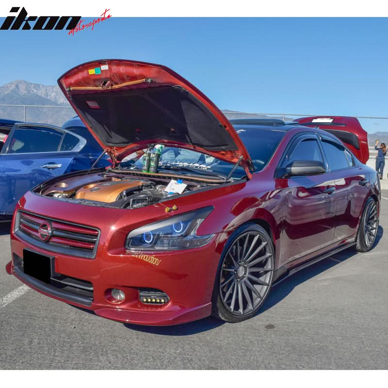 2009-2015 Nissan Maxima ST Style Unpainted Front Lip Splitter PU