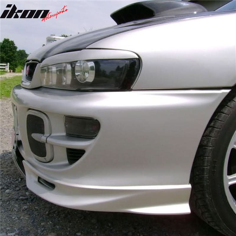 1997-2001 Subaru Impreza WRX GD Style Unpainted Front Bumper Lip PU