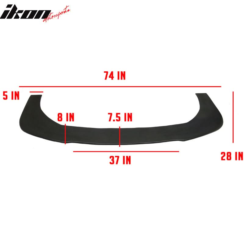 Universal Type 3 Front Bumper Lip Splitter PU