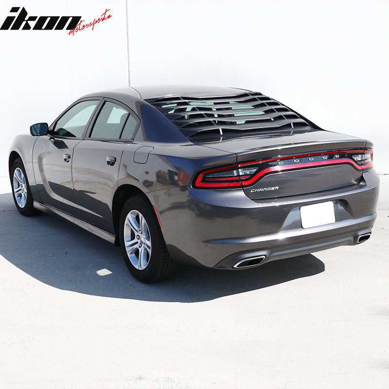 2011-2023 Dodge Charger Unpainted Side Skirts Rocker Panels Pair PU