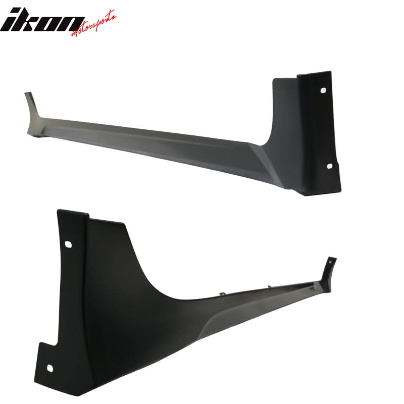 Fits 16-18 Honda Civic HF-P Front + Rear Bumper Lip + Side Skirts PP
