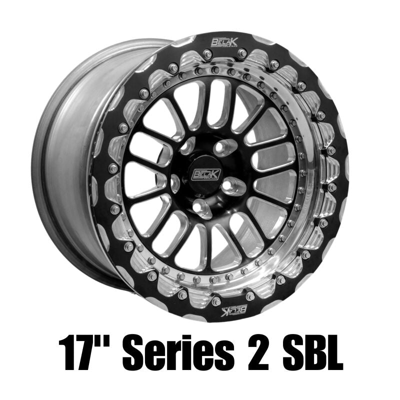 Belak Wheels Belak 17x11 / 6.25in BS / 5x120 BP / High Pad / Series 2 Wheel - Single Beadlock 17115120S26BS-SBL