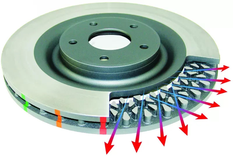 DBA Rear Slotted 4000 Series Rotor Pontiac G8 GXP V8 6.2L 2009