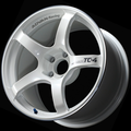 Advan TC4 18x7.5 / +42 Offset / 5x112 / 66.5mm Bore / Racing White Metallic and Ring YAD8F42MWMR