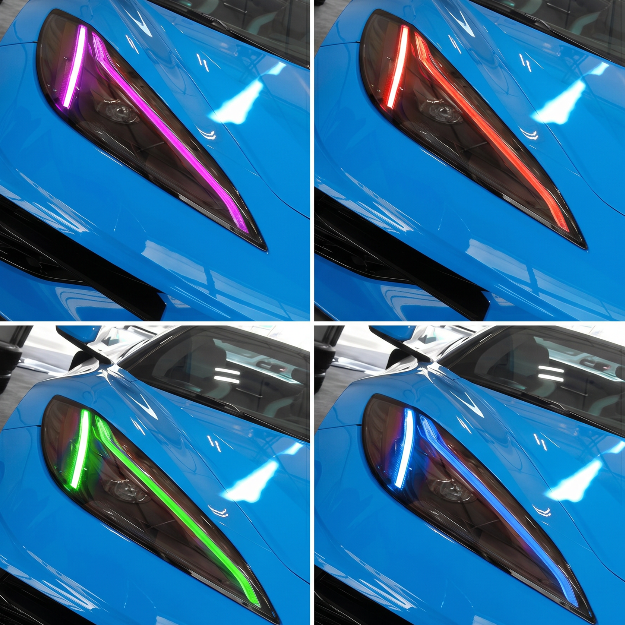 Chevrolet Corvette C8 RGBW+A DRL Boards (2020-2025)