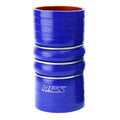 HPS Performance Products HPS 2" ID, 6" Length, Silicone Charge Air Cooler CAC Hose Double Hump Coupler Bellow Cold Side, High Temp 4-ply Reinforced, 51mm ID