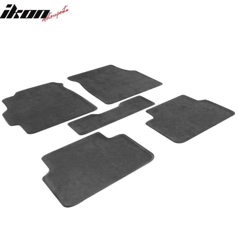 Car Floor Mat for 1994-2001 Acura Integra Gray Carpet 5PC Nylon