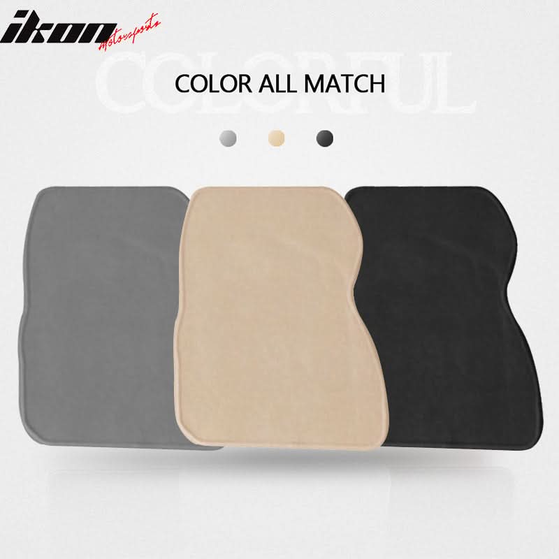 Car Floor Mat for 2011-2015 Ford Focus Beige Carpet 4PC Nylon
