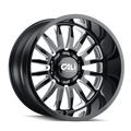 Cali Off-Road 9110 Summit 22x12 / 8x180 BP / -51mm Offset / 124.1mm Hub Gloss Black Milled Wheel 9110-22278BM