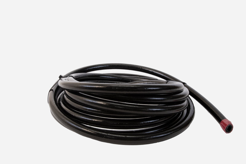 Aeromotive PTFE SS Braided Fuel Hose - Black Jacketed - AN-06 x 16ft 15335