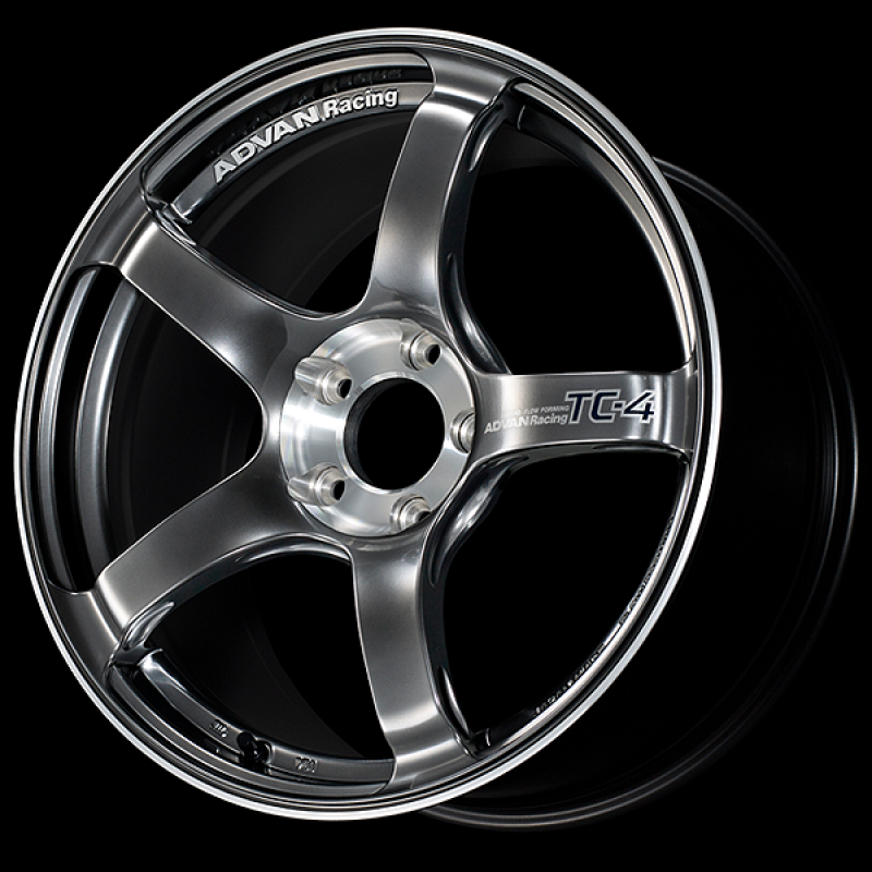 Advan TC-4 SE 16x5.5 / +38 Offset / 4x100 / 63mm Bore / Racing Hyper Black and Diamond Cut YADS6B38AHBF