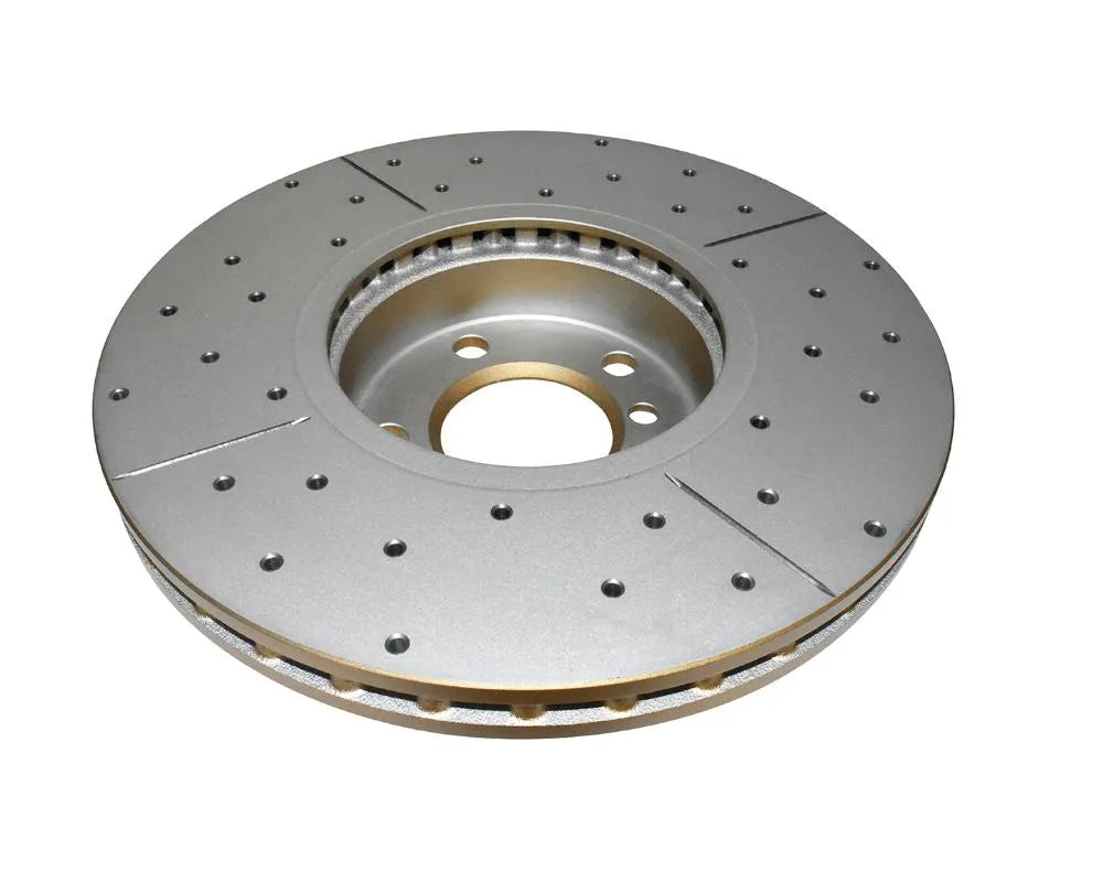 DBA Street Series Drilled & Slotted Rotor - Front BMW X5 xDrive30i 2007-2010