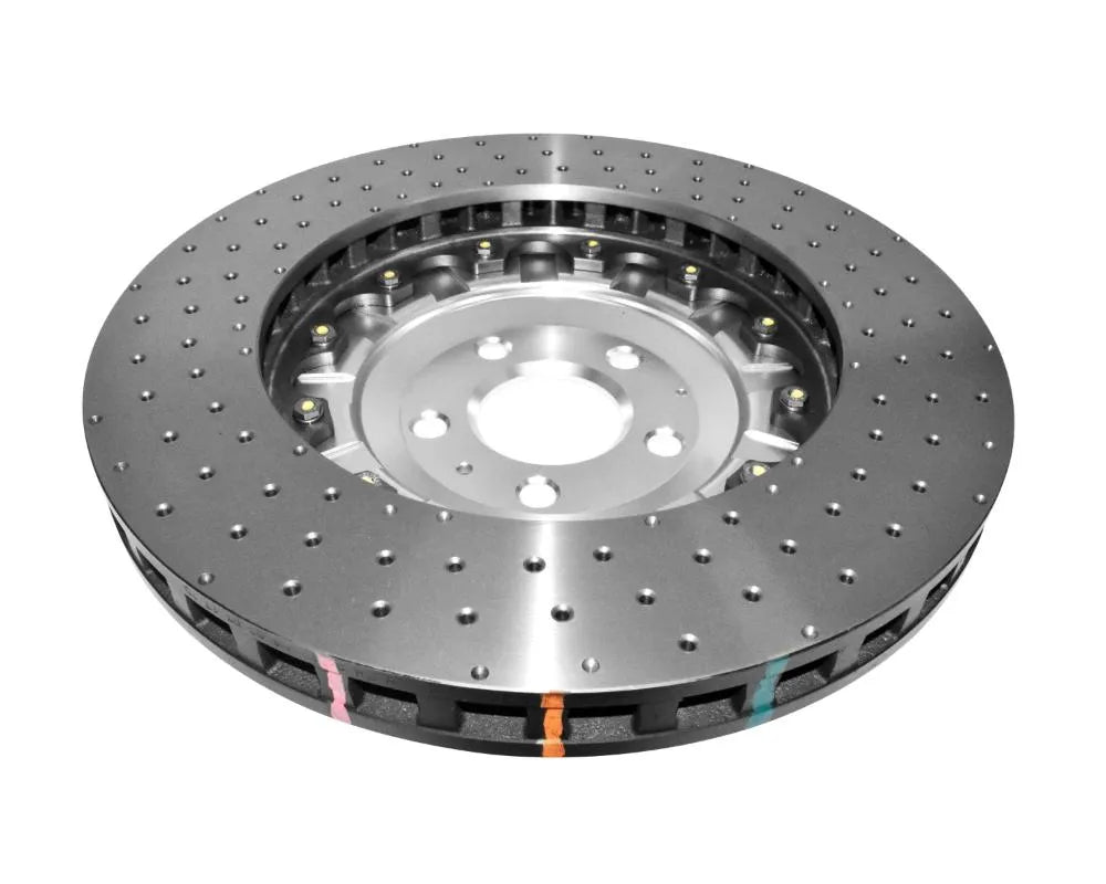 DBA 5000 Series Drilled Rotor w/ Black Hat - Front Audi S6 2007-2011