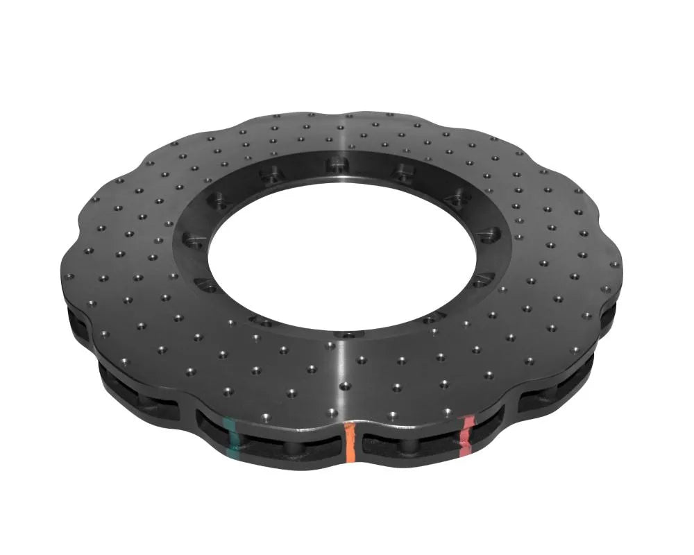 DBA 5000 Series Drilled Replacement Ring - Front Volkswagen Golf R 2012-2013