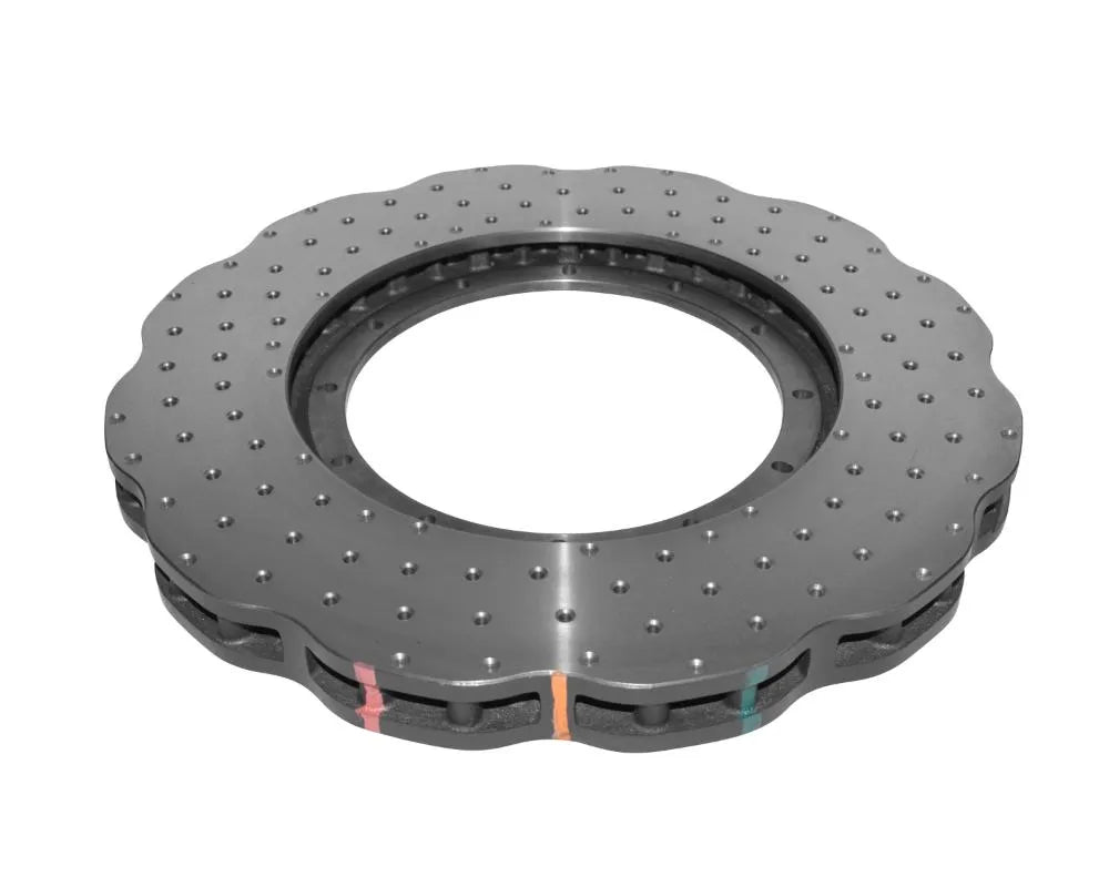 DBA 5000 Series Drilled Replacement Ring - Front Volkswagen Golf R 2012-2013