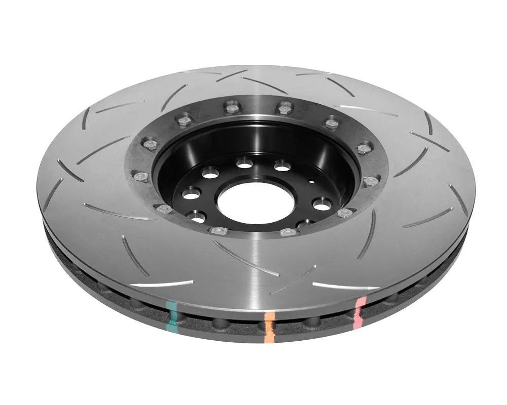 DBA 5000 Series Slotted Rotor w/ Black Hat - Front Volkswagen Golf R 2012-2013