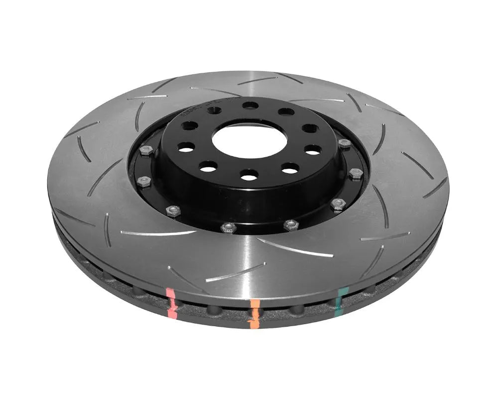 DBA 5000 Series Slotted Rotor w/ Black Hat - Front Volkswagen Golf R 2012-2013