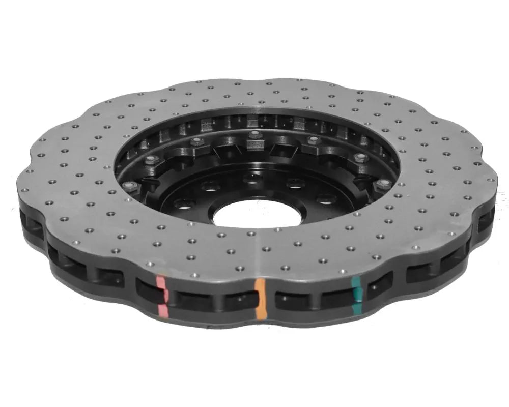 DBA 5000 Series Drilled Rotor w/ Black Hat - Front Audi S3 2015-2021