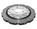 DBA 5000 Series Cross Drilled & Dimpled Rotor w/Clear Anodised Hat - Front Audi RS Q3 2014+
