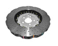 DBA 5000 Series Cross Drilled Rotor w/ Silver Hat - Front Audi RS7 2014-2018