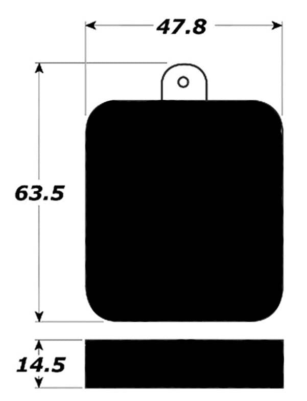 Porterfield Brake Pads for 1961 FERRARI 250