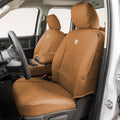 Covercraft 24-25 Ford F250/F550 Carhartt PrecisionFit Custom Front Row Seat Covers - Brown GTF4423ABCABN