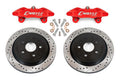 BMR Suspension BMR 97-04 Chevrolet Corvette C5 Brake Kit For 15in Conversion Drilled & Slotted Rotors Red Calipers DBK553