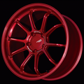 Advan RZ-DF2 for Porsche 20x10.0 / +40 Offset / 5x130 / 71.6mm Bore / Racing Candy Red YAF0K40PCR