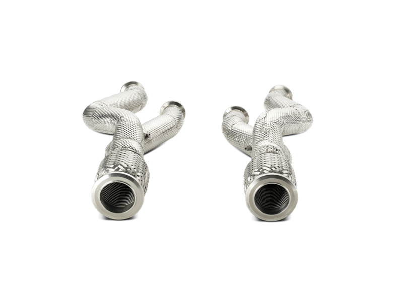 Akrapovic 11-17 Lamborghini Aventador LP 700-4 Coupe/Roadster Link Pipe Set (Inconel) L-LA/T/1