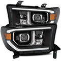 AlphaRex 07-13 Toyota Tundra PRO-Series Projector Headlights Plank Style Black w/Activation Light 880715 *Discontinued