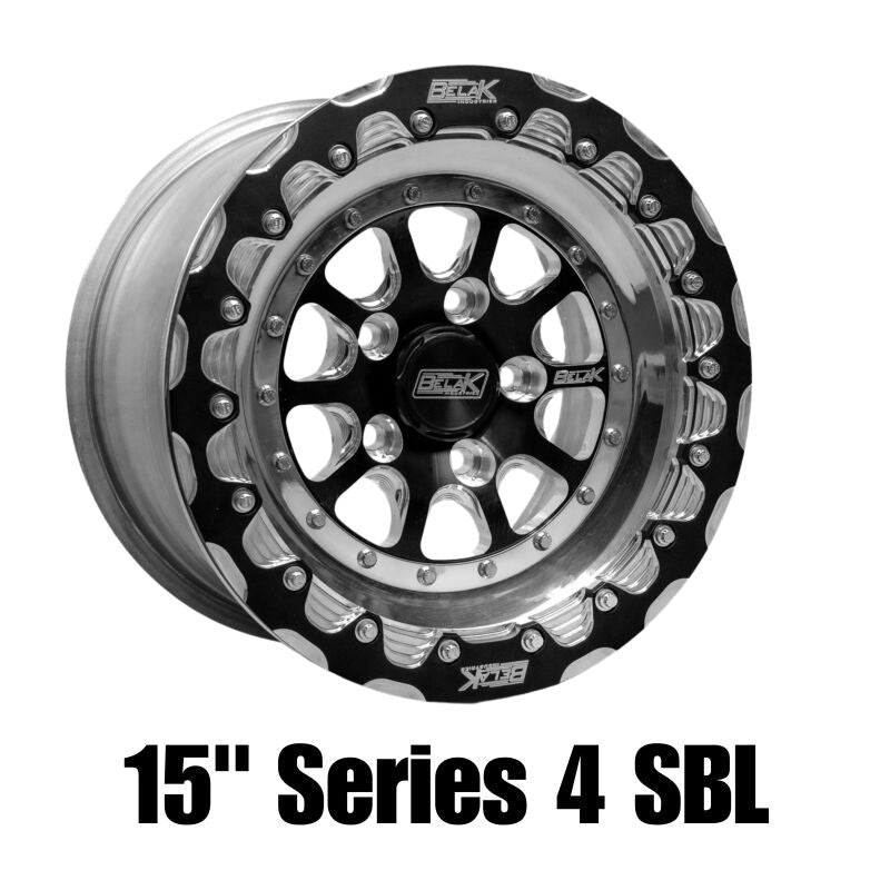 Belak Wheels Belak 15x9 / 6in BS / 5x112 BP / High Pad / Series 4 Wheel - Single Beadlock 15095112S46BS-SBL