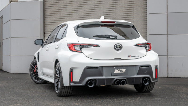 Borla 23-24 Toyota GR Corolla ATAK Cat Back System w/ Black Tips 140942CB