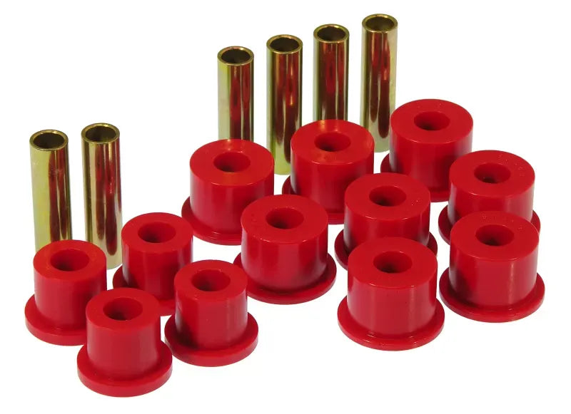 Prothane 88-98 GM 2WD | 4WD Rear Spring & Shackle Bushings - Red