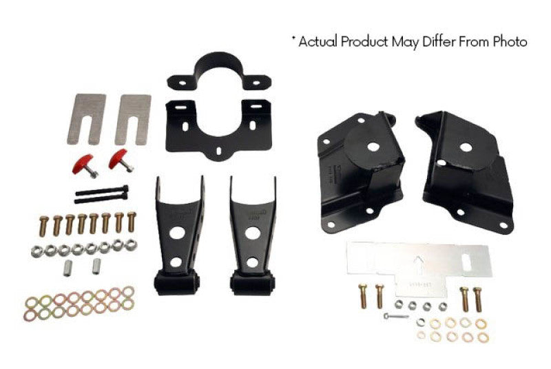 Belltech SHACKLE AND HANGER KIT 94-99 RAM 1500 XtdCab 4inch 6584