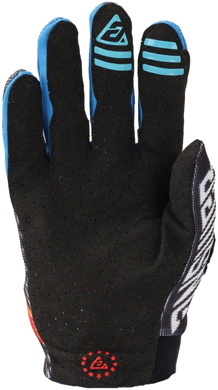 Answer 24 Aerlite Drip Gloves Black/White/Rainbow - XS 442728