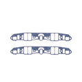 Cometic Gasket Cometic Chrysler LA V8 .039in Fiber Intake Mani Gskt Set-1.170in x 2.300in Rectangle Port C5624-039