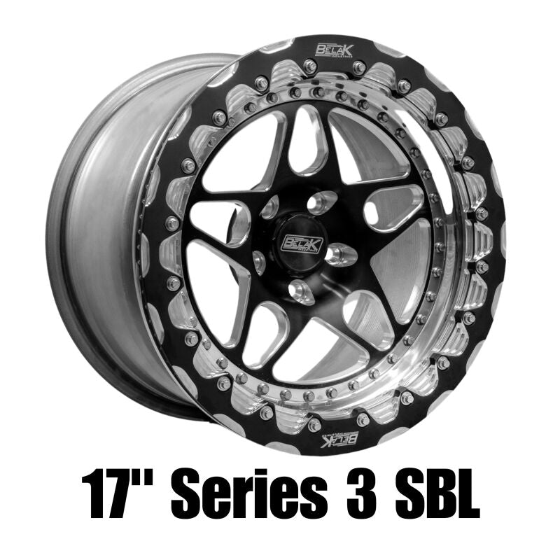 Belak Wheels Belak 17x4.5 / 2.25 BS / 5x112 BP / Series 3 Wheel - Monoblock (Req Spacer/Extended Studs) 17045112S32BS-1PC