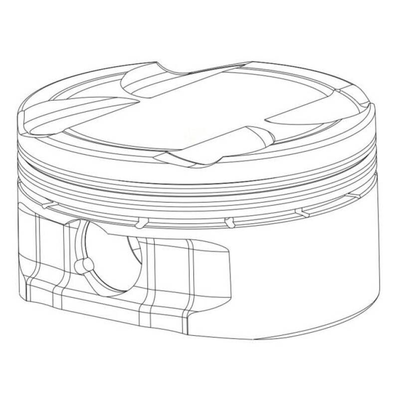 CP-Carrillo Automotive Piston, Each, Cyl: 1, Material ID: 4394 0DF88
