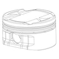 CP Pistons CP Piston & Ring Set Honda/Acura K24 w/K20A/A2 - Bore 88mm +1.0mm Oversized 12.5 CR SC71472XA-4