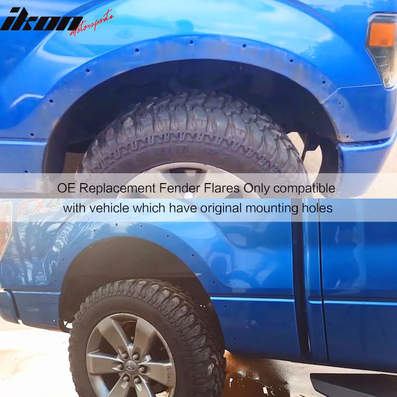 2004-2008 Ford F150 Styleside 5.5 6.5 8Ft Bed Fender Flare Wheel Cover