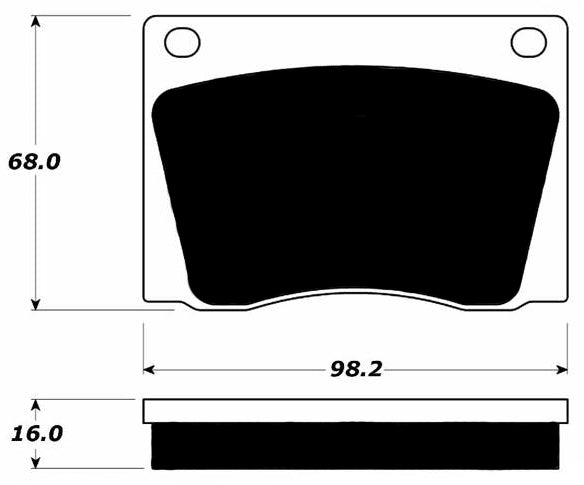 Porterfield Brake Pads for 1964 VOLVO P1800